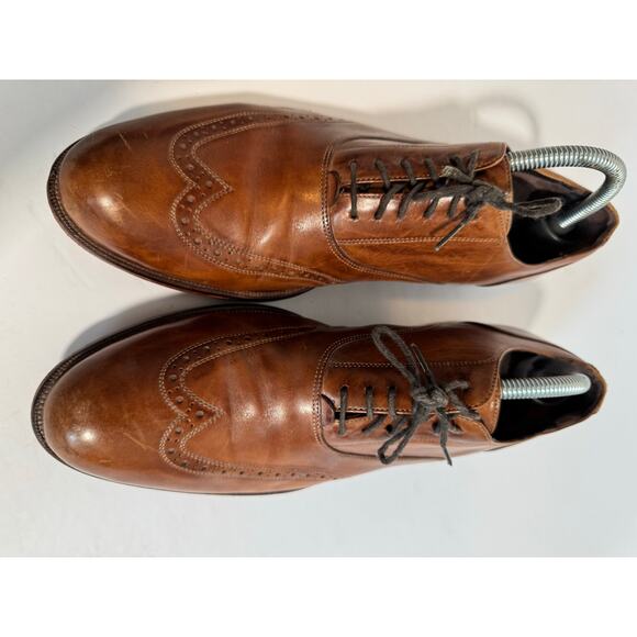 Cole Haan Nike Air Pitney Wing Oxford Shoes Cognac Brown Size 9.5 main image 5